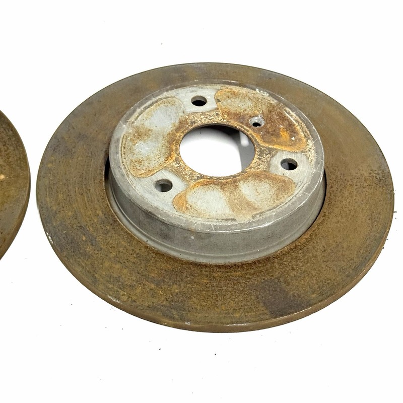 W451 Smart 2013 Fortwo Brake Rotor Disc Front Left Right Side Set 12K OEM gallery