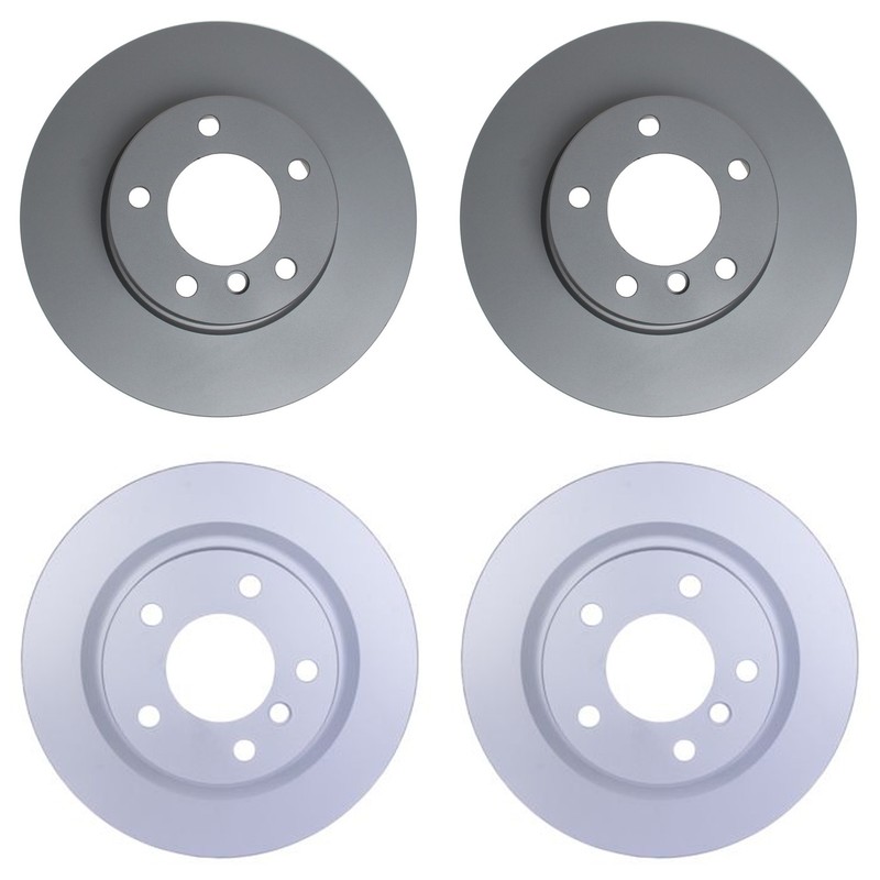 Hella Front 300mm Rear 300mm Brake Rotors Kit For BMW E82 E88 128i Base 2008-13