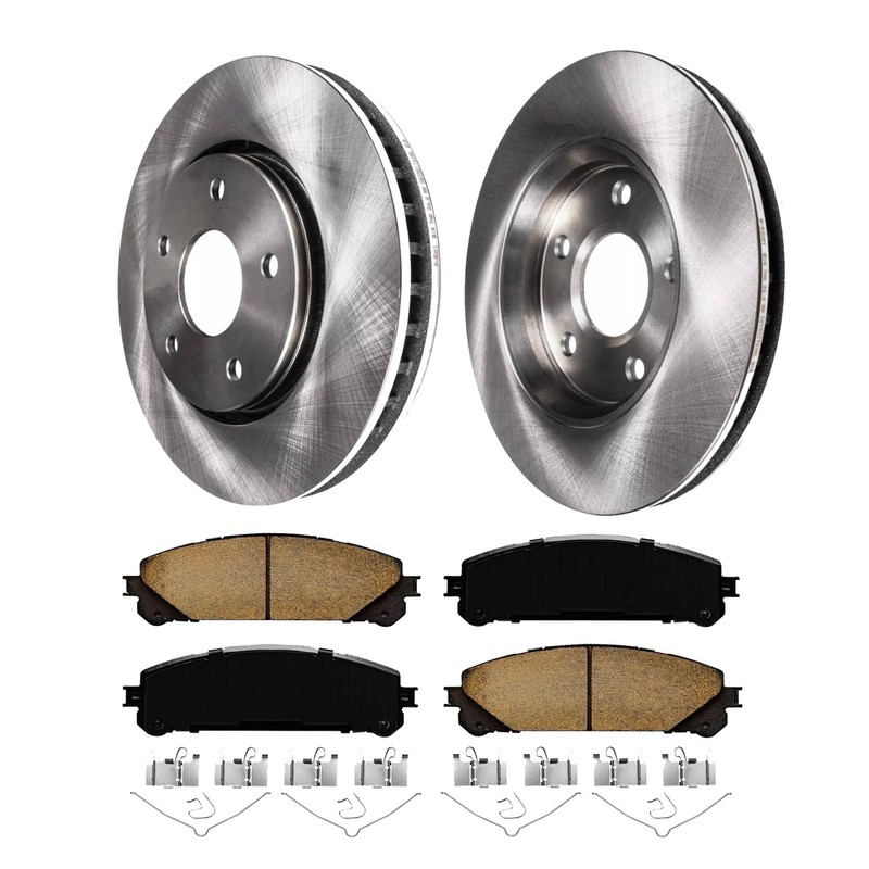 Front Disc Rotors and Ceramic Brake Pads for Lexus NX200T NX300 RX350 RX450H