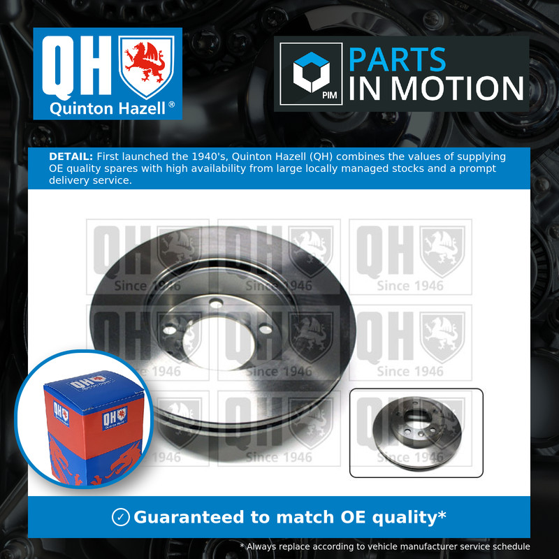 2x Brake Discs Pair Vented fits RENAULT MASTER Mk3 Front 2018 on 5AQ604 302mm QH