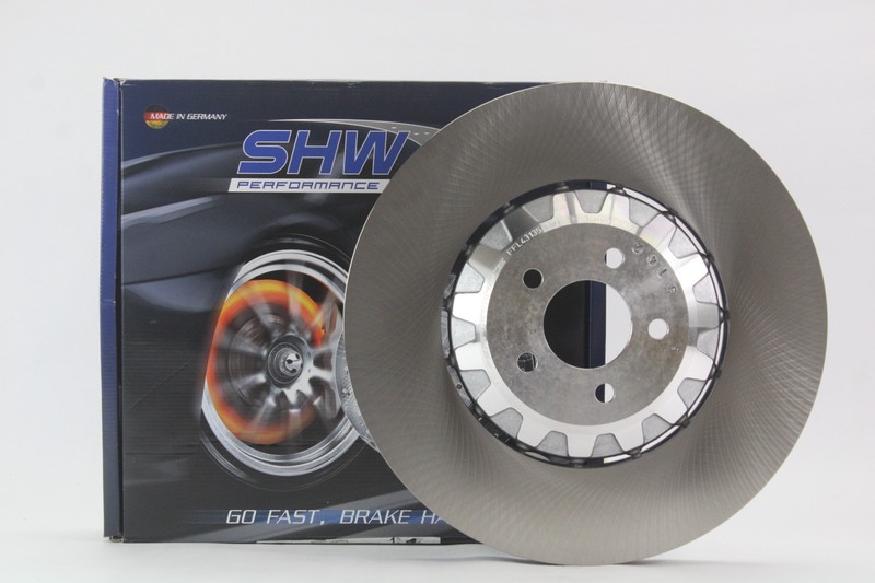 SHW Performance Front Driver Left 394mm Disc Brake Rotor for Shelby GT350 GT350R gallery
