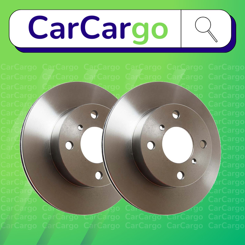 Premium Vented Front Brake Discs Pair Suzuki Alto 1.1 2004-2008 231 mm