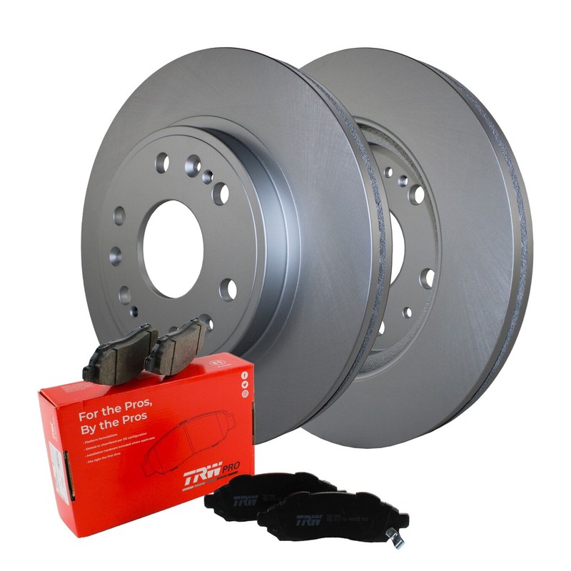 Front Brake Kit 330mm Disc Rotors TRW Pro Metallic Pad For Chevy Tahoe GMC Yukon