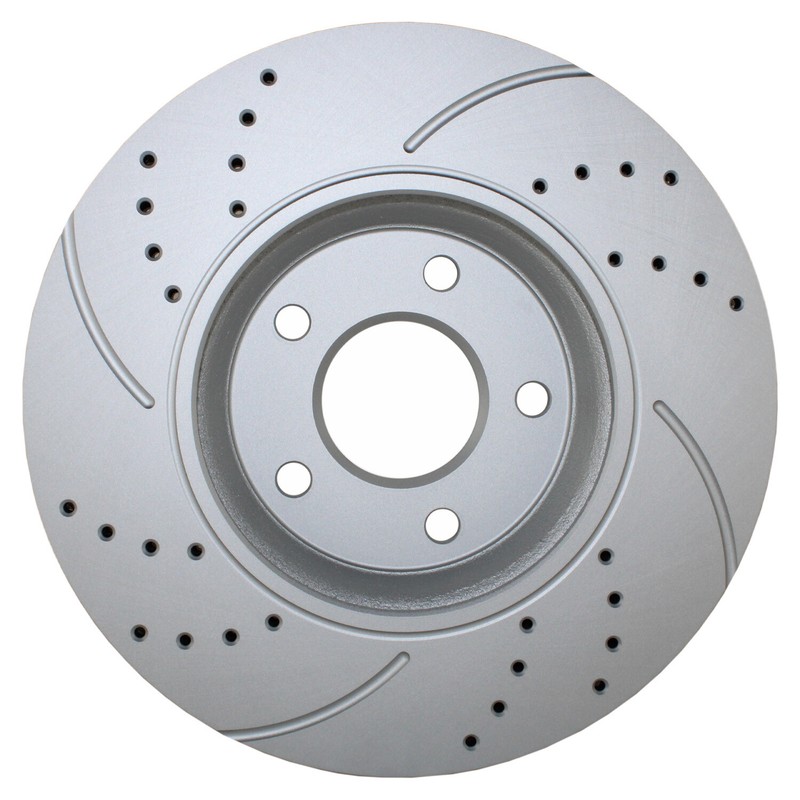 Bison Performance Pair Front Drilled Coat 296mm Brake Rotors for Malibu G5 Aura gallery