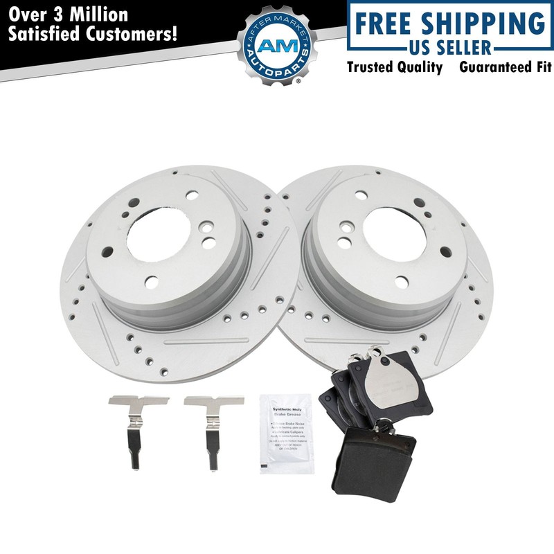 Rear Brake Pad & Rotor Kit Fits Chrysler Mercedes-Benz