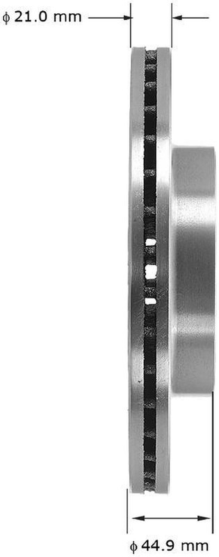 Bendix PRT1581 BENDIX Disc Brake Rotor For 90-00 Honda Civic Civic del Sol CRX gallery