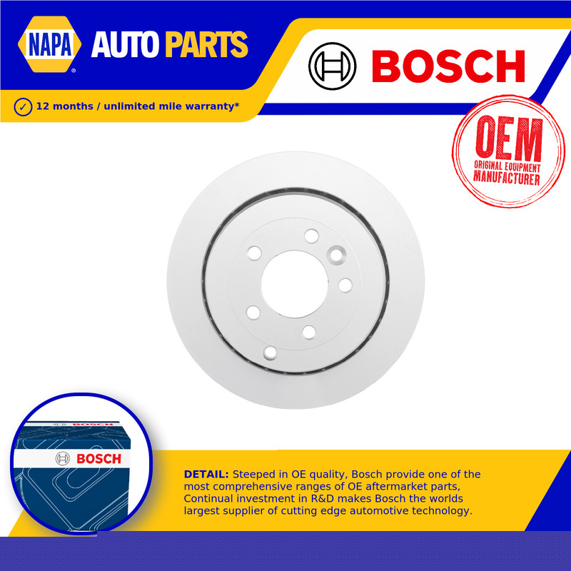 2x Brake Discs Pair Vented fits LAND ROVER DISCOVERY Mk3, Mk4 2.7D Rear 04 to 10