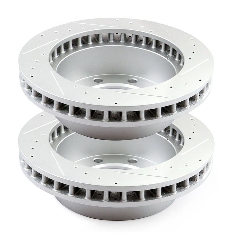 13in. (331mm) Front Disc Rotors + Brake Pads for Ford F-350 F-250 Super Duty 4x4 gallery