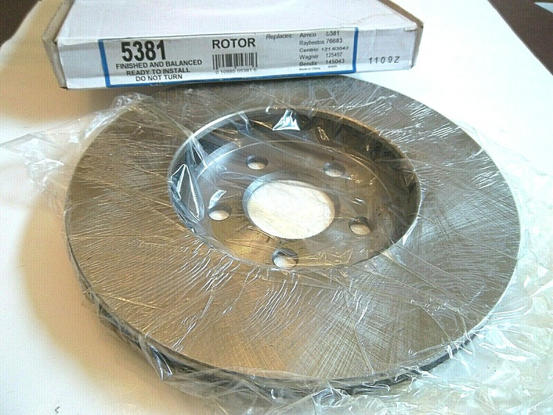 Single Disc Brake Rotor 5381, Direct Replacement fits Chrysler Sebring 2001-2006 gallery