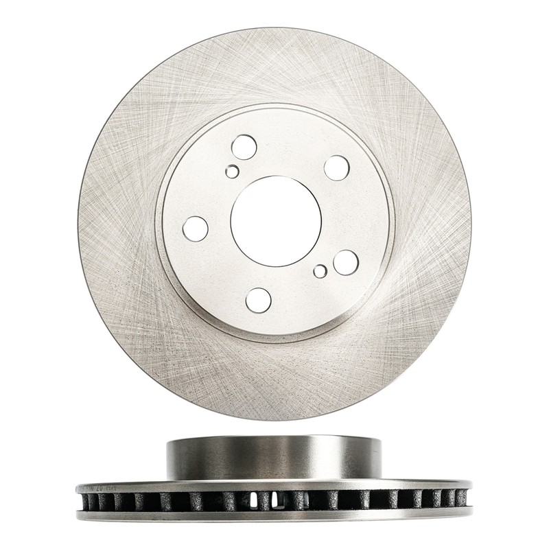 2PC Front Vented 255mm Brake Disc Rotor Fits 2004-2009 Toyota Prius 980312FZN gallery
