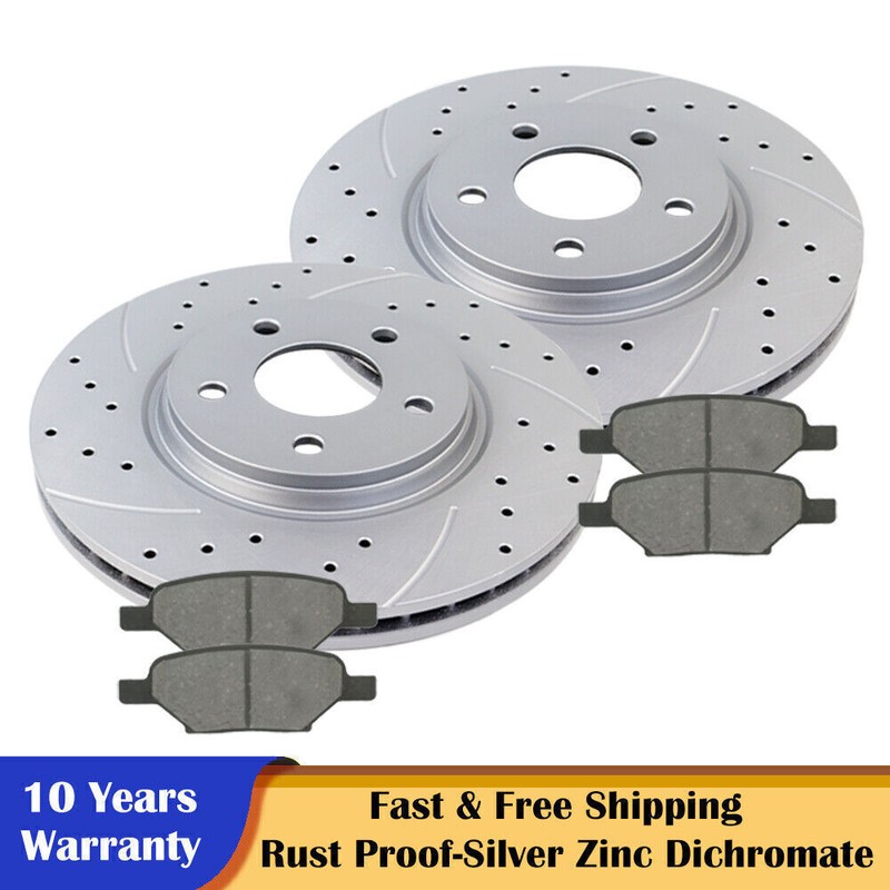 Front Rotors + Brake Pads Brakes Kits for Chevy Malibu G6 HHR Saturn Aura G6