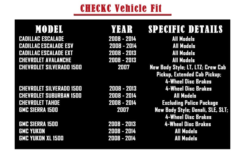 Front and Rear Brake Rotors Pads fit for GMC Sierra 1500 Chevrolet Tahoe Brakes gallery