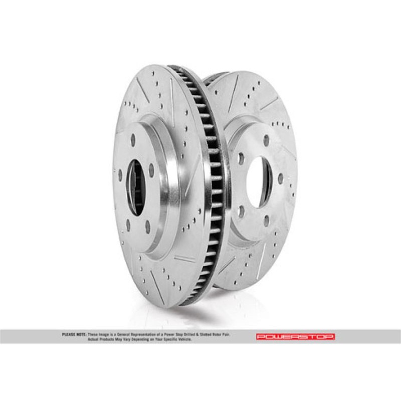 Rear Evolution Drilled & Slotted Rotor – Pair for 20-21 Corvette AR82203XPR