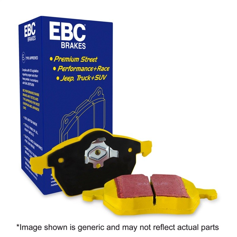 EBC Yellowstuff Front Brake Pads for Hyundai Veloster N 2019-2021 Street Track gallery