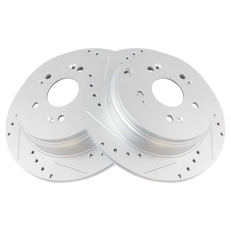 Front & Rear Performance Brake Rotor, Ceramic Pad Kit For Honda CR-V gallery
