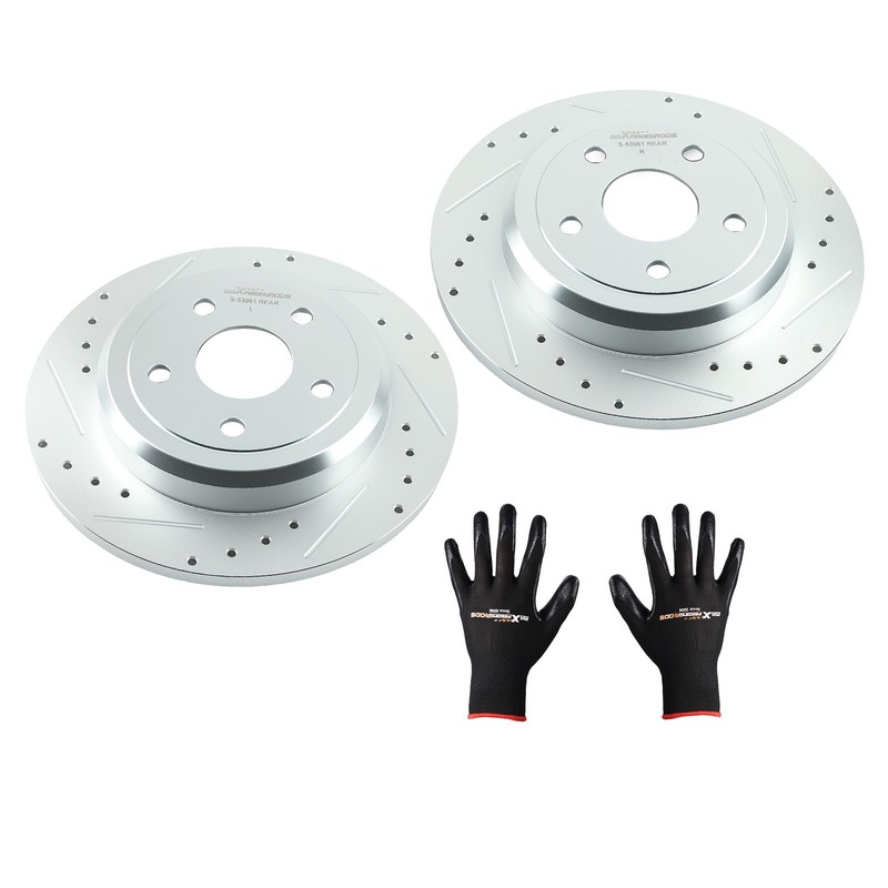 13 inch Rear Brake Rotors for Dodge Durango Jeep Grand Cherokee S-53061 2011-20
