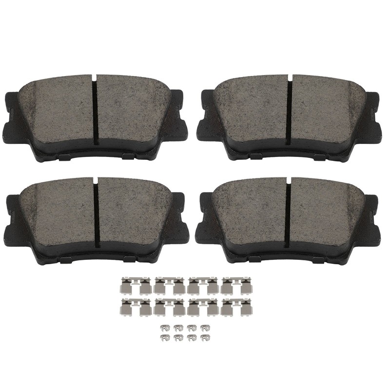 Front Rear Drilled Rotors Ceramic Brake Pads For Toyota Rav4 2013 2014 2015 gallery