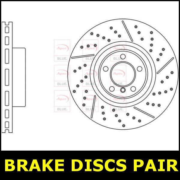 Brake Discs Pair Front FOR BMW F22 F87 205bhp 2.0 220d 14->20 CHOICE1/2 Blue gallery