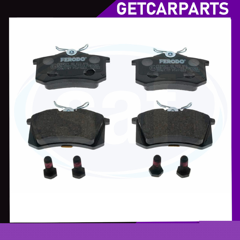 Rear Solid Brake Discs/Pads Fits Seat Toledo 2004-2009 1.4/1.6/1.8/1.9/2.0 gallery