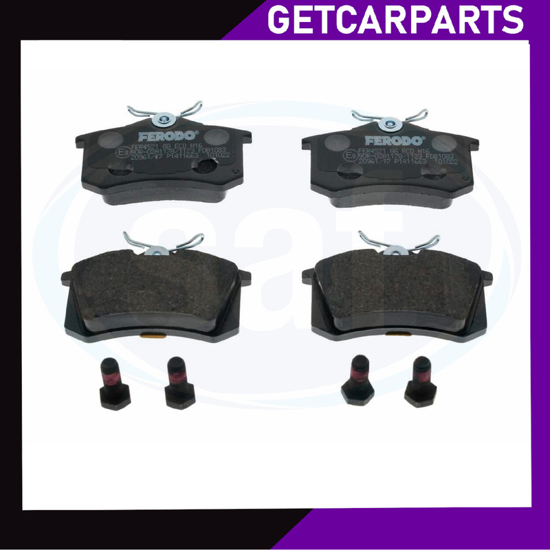 Rear Solid Brake Discs/Pads Fits VW Golf VI Convertible 2011-2017 1.2/1.4/2.0 gallery