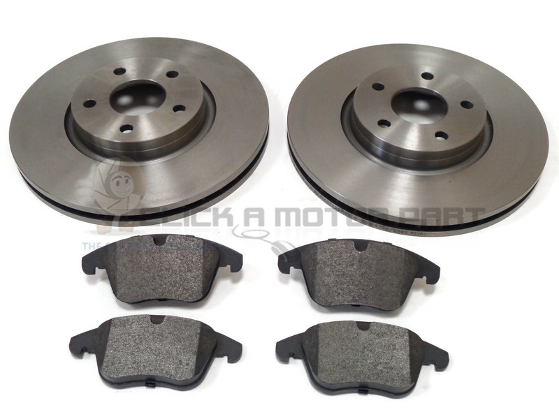 FORD MONDEO MK4 2007-2015 FRONT 2 BRAKE DISCS AND PADS ( 13.5MM BOLT HOLE SIZE )