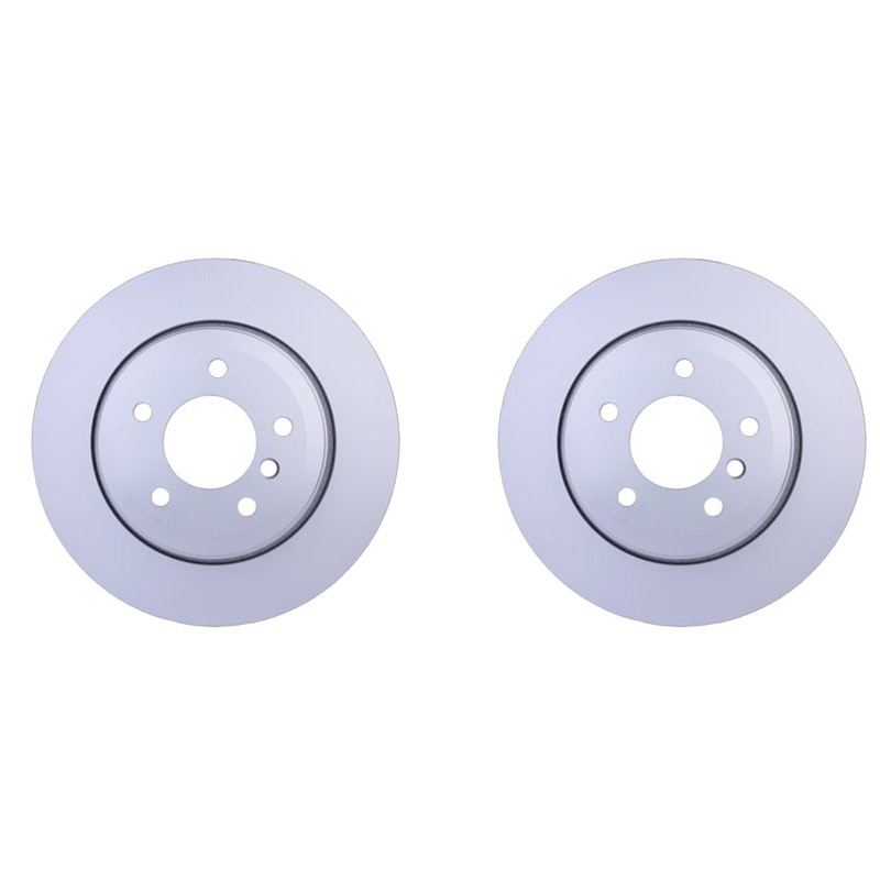 Hella Pair Set of Rear Vented 320mm Disc Brake Rotors For E60 525i 528i 530i