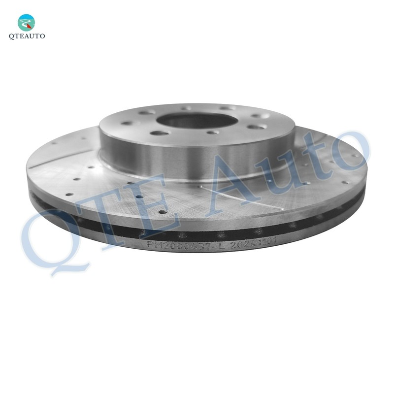 Front 262mm Drilled Slotted Brake Disc Rotors For 2010-2014 Honda Insight gallery