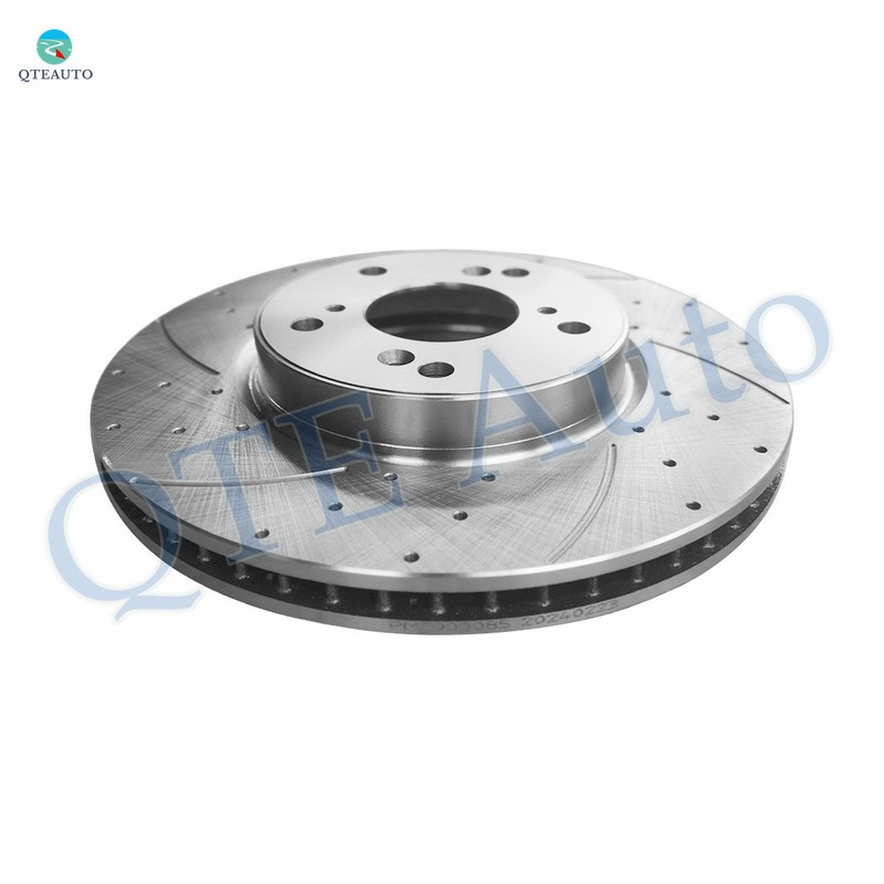 Front Drilled Slotted Brake Disc Rotors For 2013-2022 Honda Accord gallery