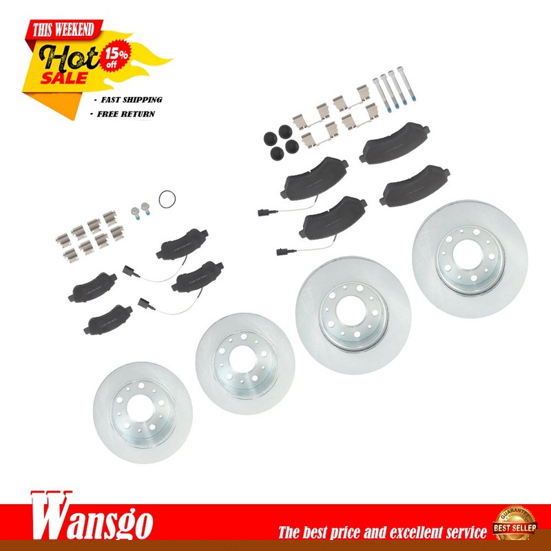 For Ram ProMaster 2500 2014-2020 3.6L V6 D1490 Front & Rear Brake Disc & Pad Kit