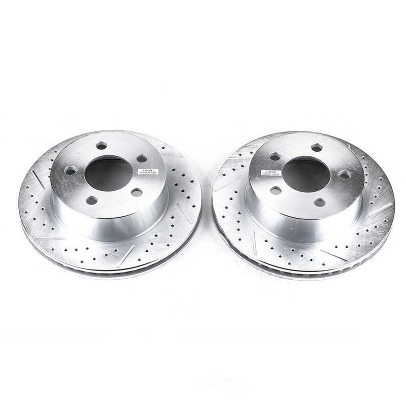 Disc Brake Rotor Set fits 1999-2006 Jeep Wrangler Cherokee POWER STOP