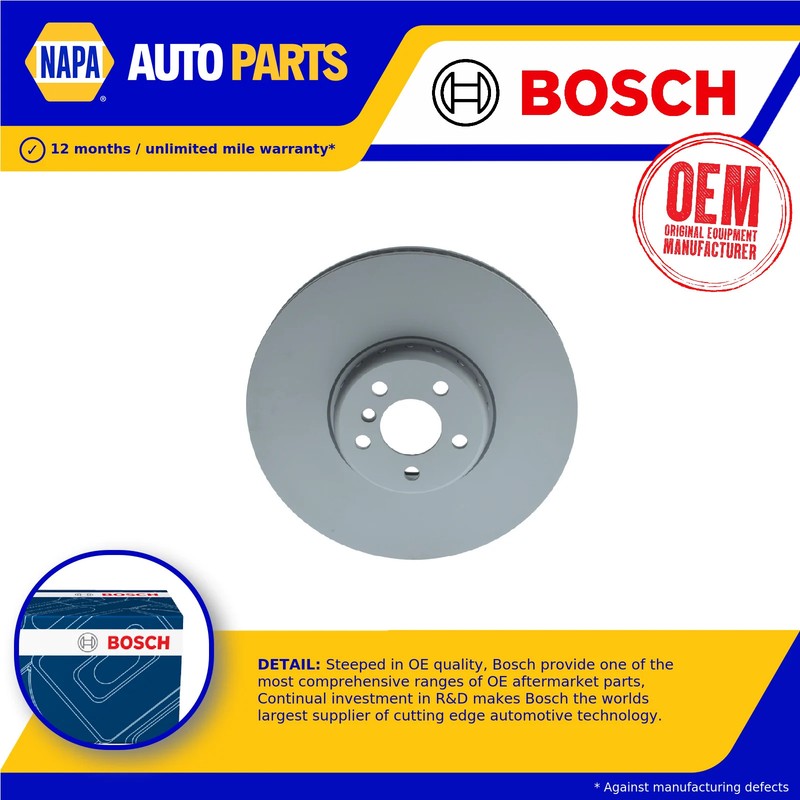 Brake Disc Single Vented fits BMW 530D G30, G31 3.0D Front Right 2020 on 374mm