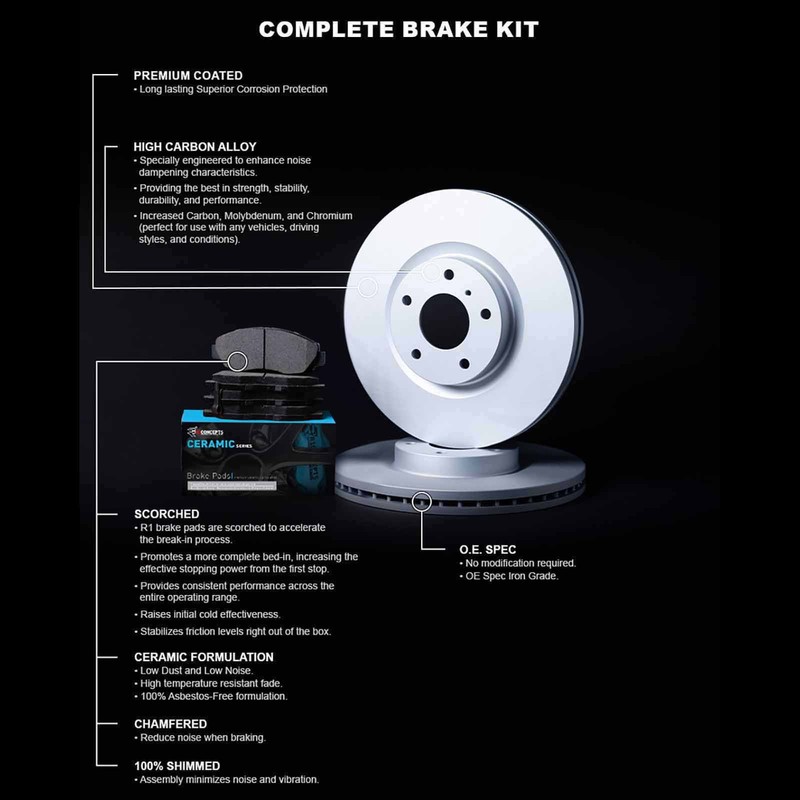 R1 Concepts Wdwh2 75005 R1 Concepts Brake Rotor Carbon Coated With Ceramic gallery