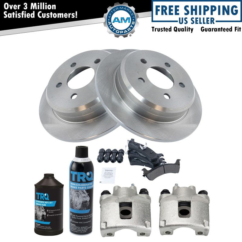 Rear Brake Pad & Rotor Kit Fits 95-98 Jeep Grand Cherokee
