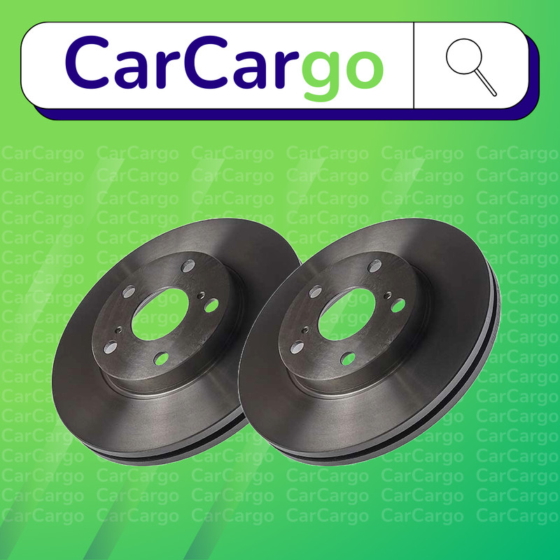 Vented Front Brake Discs Toyota Corolla 1.6 VVT-i 2007-2014 277 mm