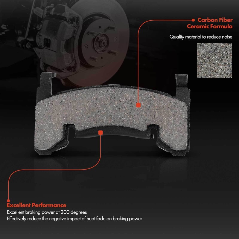 Front Drilled Brake Rotors & Brake Pad for Chevrolet S10 Malibu Camaro GMC Olds gallery