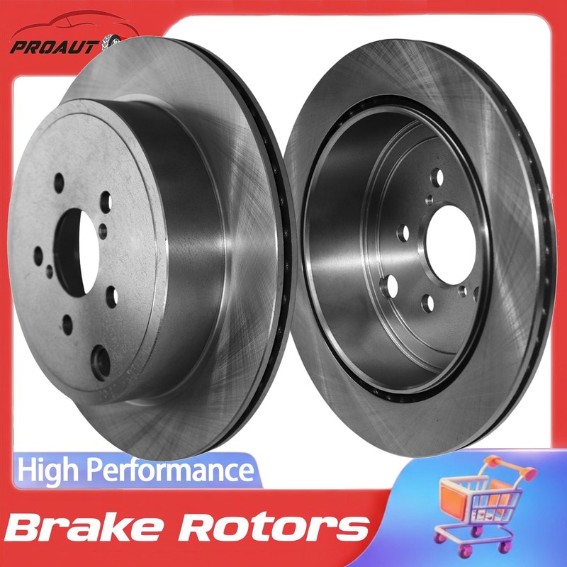 11.20″ Rear Left & Right Disc Brake Rotors for Mini Cooper 2014-2019 1.5L 5 Lug