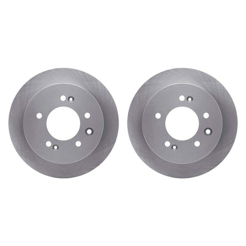 For Hyundai Elantra 2007-2010 R1 Concepts WFPN1-03024 Plain Rear Brake Rotor Set