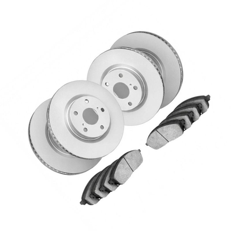For Dodge Stratus 2001-2005 Brake Set Rear | Cast Iron | Vented | Ceramic Pads gallery