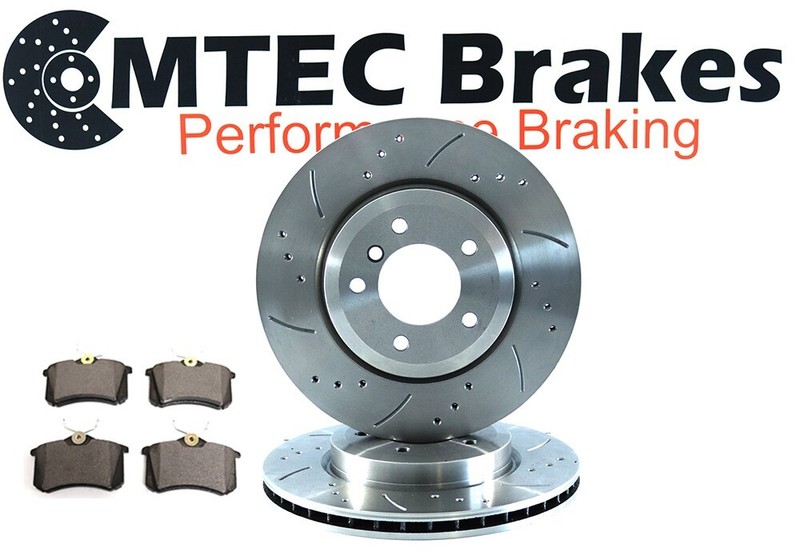 Audi Q5 3.0 Tdi Quattro 08-11 Front Brake Discs & Pads Drilled