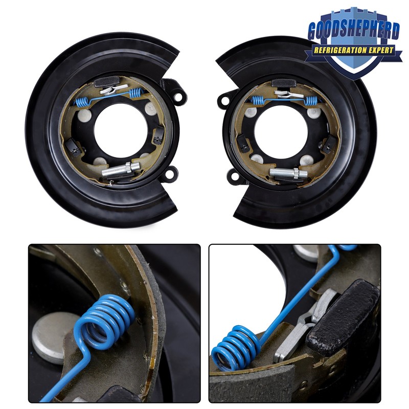 For Ford F-250 F-350 F-450 F-550 2005-2012 Pair Rear LH & RH Brake Dust Shield gallery