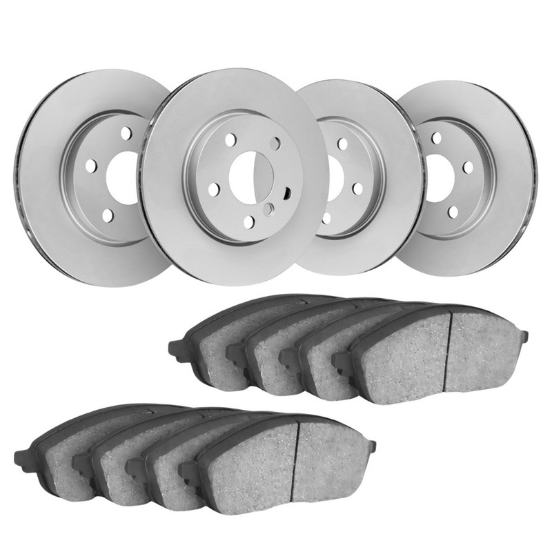 For Audi A5 2021 Brake Rotor Set Front and Rear | Brake Hardware Not Included gallery