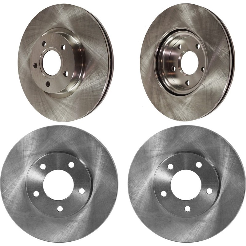 SureStop Brake Disc For Volvo V50 2005-2011 Front and Rear | 4-Wheel Set