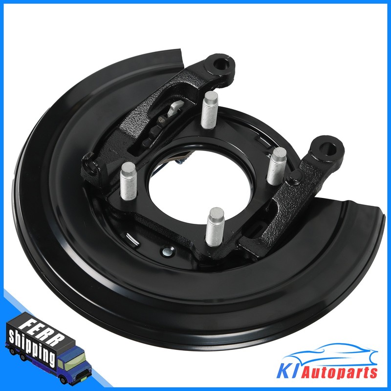 Passenger Rear Parking Brake Assembly & Backing Plate For Ford F-250 Super Duty