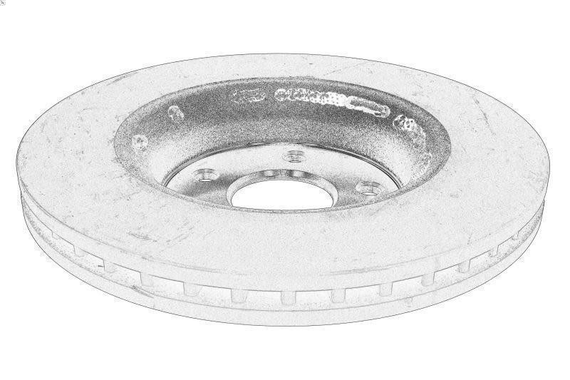 1X Brake disc OE CHRYSLER 04755569AA DODGE DURANGO (WD) 3.6 2011-
