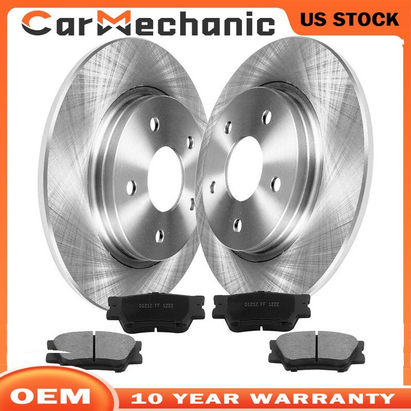 Rear Brake Rotors Ceramic Pads For 2013 – 2017 Toyota Avalon Camry ES300H L15