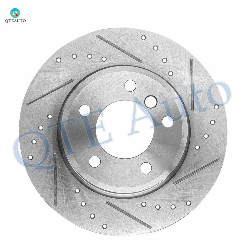 4 Front 300mm Drilled Slotted Brake Disc Rotors-Wheel Hub For 1999 2000 BMW 323I gallery
