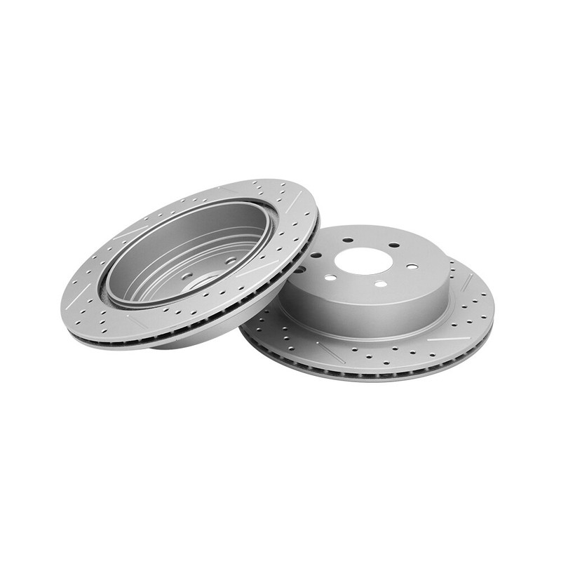 4PCS Front & Rear Drilled Disc Brake Rotors For 2005 - 2012 Nissan Pathfinder gallery