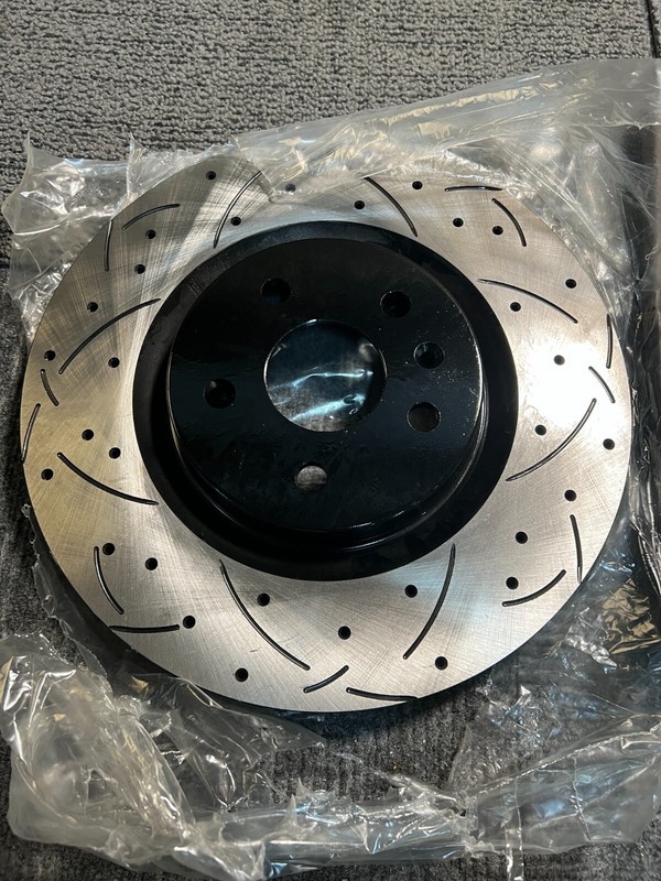 DS-One Performance Brake Disc Rotor 5 Hole / Drilled / Slotted Cast Iron