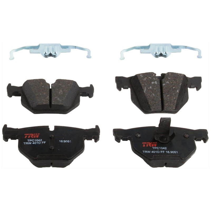 KIT-073024-1514 TRW 4-Wheel Set Brake Disc and Pad Kits Front & Rear for BMW X5 gallery