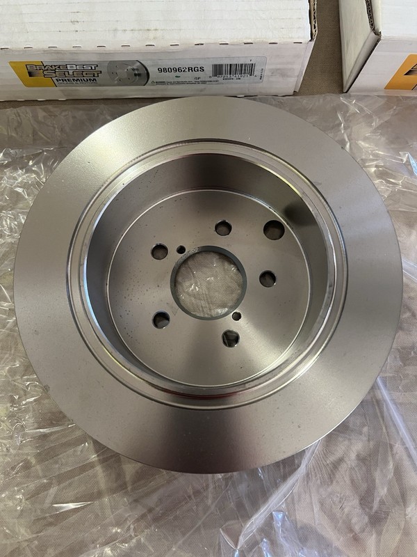 BrakeBest Select Brake Rear Rotor - 980962RGS New Pair Set gallery
